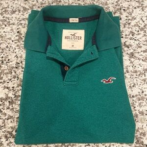SOLD Hollister Green Polo Shirt